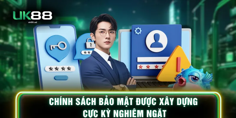 Chính sách bảo mật được xây dựng cực kỳ nghiêm ngặt