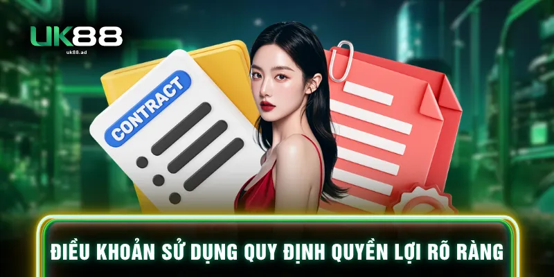 Điều khoản sử dụng quy định quyền lợi rõ ràng