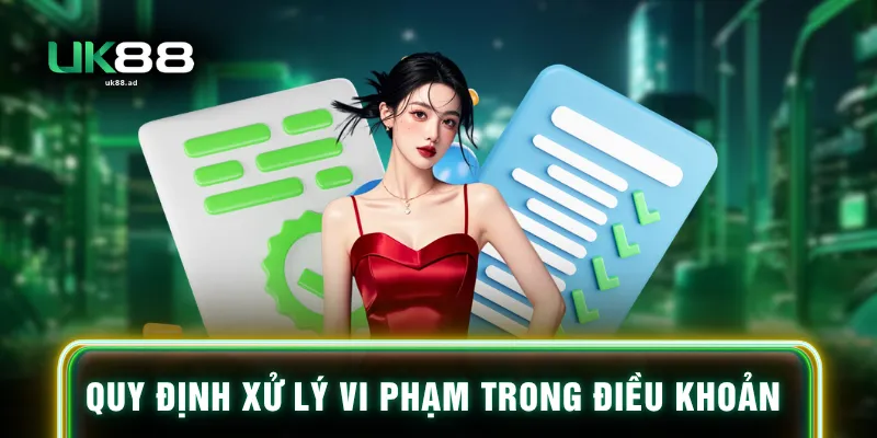Quy định xử lý các vi phạm trong điều khoản