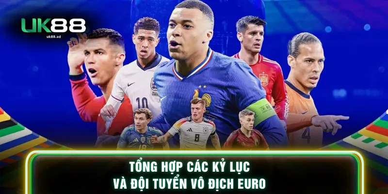 Tổng hợp các kỷ lục và đội tuyển vô địch Euro